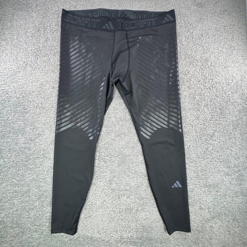 Adidas Techfit Control Training Tights Mensa 3XL Black RHEON Compression HS9812